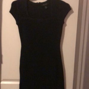 White House Black Market cap sleeve body con knit  dress XS